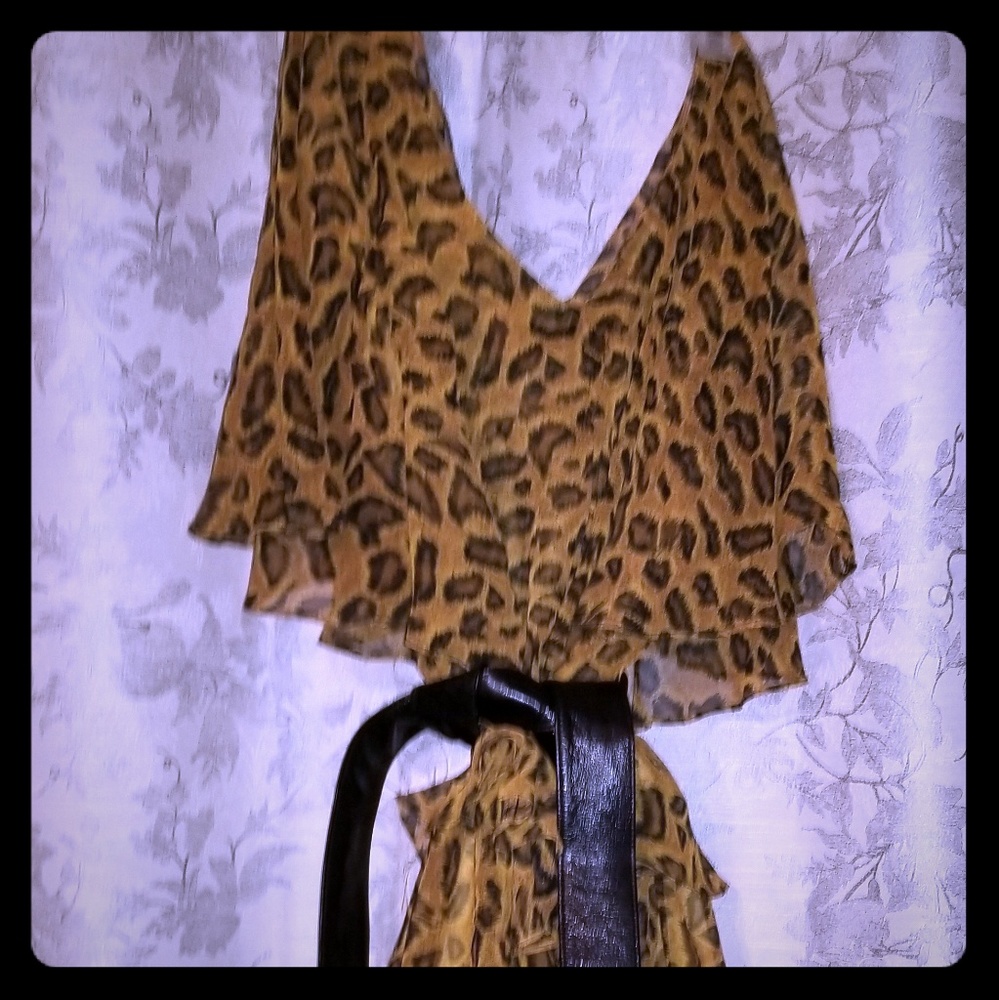 Leopard loose dress